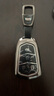 創(chuàng  )勛（CHUANGXUN）凱迪拉克ct5鑰匙套xt4包atsl套xt6殼ct4xt5ct6車(chē)扣gt4 ctsxts銳歌 A款盾形四鍵【槍色】+皮掛扣 曬單實(shí)拍圖