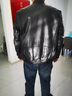 twetybird翠迪鳥(niǎo)秋冬夾棉皮衣皮夾克男真皮皮衣男士棒球服領(lǐng)頭層牛皮外套男 黑色 常規 【精選頭層牛皮】 3XL （165斤-180斤） 曬單實(shí)拍圖
