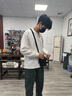 JEEP SPIRIT吉普美式高街亨利領(lǐng)衛衣男裝新款長(cháng)袖T恤男士春秋季純棉重磅外套 黑色 XL 【適合140-160斤】 曬單實(shí)拍圖