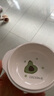 可可萌（COCOME）果果雙耳碗 兒童碗雙邊手柄寶寶嬰兒吃飯輔食零食餐具防摔碗防燙 牛油果色 曬單實(shí)拍圖