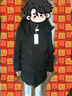 雪中飛羽絨服男士秋冬加厚款鴨絨可拆帽商務(wù)休閑中長(cháng)款外套男裝180 曬單實(shí)拍圖
