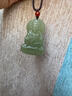 百玉館和田玉觀(guān)音吊墜男款寶瓶蓮花觀(guān)音玉墜觀(guān)世音菩薩玉牌凈瓶觀(guān)音 淺青款      約45*32mm 曬單實(shí)拍圖