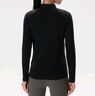 KOLON SPORT/可隆長(zhǎng)袖T恤 女子戶外運(yùn)動(dòng)登山徒步?jīng)龈蟹罆裥奚砹㈩I(lǐng)內(nèi)搭T恤 LKZT4AN108-CR 米白 XL (175/96A) 曬單實(shí)拍圖