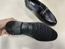 零度Zero男鞋2025春夏新款透氣半里一腳蹬商務(wù)休閑皮鞋男輕便舒適婚鞋 黑色 41 (255mm) 曬單實(shí)拍圖