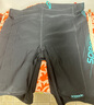 速比濤（Speedo）泳褲男大標logo系列五分抗氯經(jīng)典專業(yè)訓(xùn)練及膝游泳褲抗氯速干 中灰藍 XL (高180-185cm,重86-90kg) 曬單實拍圖