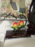 莫尼森  MOREISAN黃銅壽桃擺件祝壽禮物送爺爺奶奶長輩老人60 70 八十大壽生日禮物 小號福壽雙全橘黃(啞光)32*13*26cm 曬單實拍圖