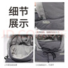花語(yǔ)志保暖防風(fēng)帽騎行雷鋒帽防寒面罩騎車帽子冬季女風(fēng)雪圍巾圍脖一體男 加厚騎行保暖帽【淺灰色】 曬單實(shí)拍圖