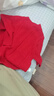 戴維貝拉（DAVE＆BELLA）女寶寶衣服休閑兒童毛衣小童半高領(lǐng)打底衫冬裝新年男童上衣童裝 中國紅【現貨】 100 cm（建議身高90-100cm） 曬單實(shí)拍圖