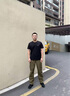 CAT卡特25春夏新品男士戶(hù)外工裝風(fēng)直筒休閑長(cháng)褲 軍綠色 XL 曬單實(shí)拍圖