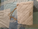 CHARLES&KEITH毛絨菱格鏈條斜挎單肩包女生日禮物CK2-30271420-1 Cream奶白色 中包 曬單實(shí)拍圖