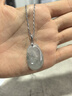 觀菩閣胖東來品質(zhì)Pt950白金吊墜扣頭項鏈18K金接頭扣夾扣卡翡翠配件玉扣 PT950鉑金吊墜扣【單針款】 曬單實拍圖
