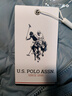 U.S. POLO ASSN.羽絨馬甲男短款鴨絨背心男士休閑立領(lǐng)馬夾外套上衣 藍色 L  曬單實(shí)拍圖