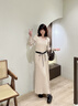 MANTENER GRAN厚底樂(lè)福鞋女2024新款真皮單鞋黑色一腳蹬小皮鞋 黑色 38 曬單實(shí)拍圖