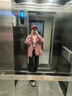 DGOV美式復(fù)古拼接藝術(shù)感牛仔外套女秋季民族風(fēng)設(shè)計(jì)感小眾粉色夾克上衣 粉色zt S 【80-95斤】 曬單實(shí)拍圖