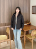 波司登（BOSIDENG）25年新款輕薄短款羽絨服女90鵝絨修身輕便連帽旅游外套B250131036 黑色-經(jīng)典極簡風(fēng)【卡碼拍大】 M 165/88A 體重約125-140斤 曬單實(shí)拍圖