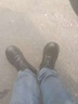 卡帝樂(lè )鱷魚(yú)（CARTELO）高檔男士休閑鞋皮鞋系帶軟底真皮豆豆鞋男透氣頭層牛皮輕便開(kāi)車(chē)鞋 黑色 40 曬單實(shí)拍圖