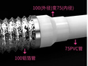 百蒂安油煙機變徑接頭大小頭排風(fēng)管煙管變徑圈配件風(fēng)管轉(zhuǎn)換100轉(zhuǎn)75 ABS風(fēng)管 100(外徑)變75(內(nèi)徑) 曬單實拍圖