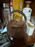 容山堂茶壺燒水壺紫銅手工泡茶壺煮茶器大號大容量煮茶壺高檔功夫茶具 純銅錘目紋提梁壺-直口900ml 曬單實拍圖