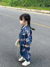 俠客小龜童裝女童春裝套裝新款兒童韓版牛仔兩件套洋氣小童三歲女寶寶衣服 藍(lán)色 100 曬單實(shí)拍圖