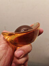 周慶祥  琉璃黃水晶金元寶擺件大小玻璃水晶元寶擺件開(kāi)業(yè)禮品家居裝飾品 9厘米 曬單實(shí)拍圖