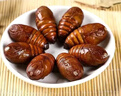 東北特產(chǎn)大蠶蛹鮮活發(fā)貨 新鮮繭蛹大黃蠶蛹黑蛹柞蠶蛹蟬蛹 大二黃蠶蛹500g(約45只左右） 曬單實(shí)拍圖