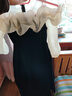 衣諾坊女童禮服長(zhǎng)裙兒童花童女孩演出服 黑色紗袖長(zhǎng)裙130cm 曬單實(shí)拍圖