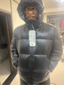 天石鵝鎧甲冬季戶(hù)外白鵝絨羽絨服男士女款可拆卸帽加厚東北嚴寒G320 黑色 男女同款 2XL (185/104A) 曬單實(shí)拍圖