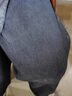 羅蒙（ROMON）春秋新款燈芯絨男士休閑褲直筒寬松條絨褲加絨加厚彈力爸爸褲子男 【春秋款】深灰色 XL 【120-140斤】 曬單實(shí)拍圖