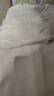 LOVER RUCCI100%純棉加厚寬松大碼毛衣女秋冬圓領(lǐng)胖mm全棉線(xiàn)針織打底衫不起球 米白 XL 曬單實(shí)拍圖