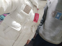 皮爾卡丹短款羽絨服女秋冬季新款韓版收腰顯瘦加厚保暖百搭小個(gè)子茄克外套 米白 M (100斤以?xún)? 曬單實(shí)拍圖
