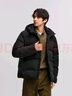 森馬（Semir）羽絨服男無縫壓膠連帽外套防潑水戶外輕薄款冬休閑101724113122 曬單實拍圖