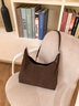 viney托特包包女包休閑大容量腋下包輕奢單肩生日禮物高級感送女友老婆 【棕色】新年送老婆實(shí)用高檔 時(shí)尚品牌小眾百搭通勤大包 曬單實(shí)拍圖