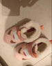 卡特兔兒童學(xué)步鞋秋冬男童加絨童鞋女寶寶保暖棉鞋嬰童運動(dòng)鞋子X(jué)2DE007 曬單實(shí)拍圖