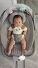 看寶貝（lookbaby）嬰兒搖搖椅嬰兒搖椅哄娃神器搖搖椅電動搖搖椅新生兒見面禮 高配灰|高碳鋼+萬向輪 曬單實(shí)拍圖