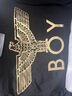 BOY LONDON【黑金隼】男女同款時(shí)尚百搭潮牌經(jīng)典短款棉服N29006 黑色 L 曬單實(shí)拍圖