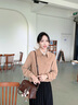 蔻一（Cnoles）包包女包2025保齡球包單肩奢品高級感斜挎包七夕情人節(jié)禮物送女友 棕色-新款實用生日禮物送老婆 曬單實拍圖