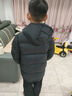 駱駝（CAMEL）兒童羽絨服秋冬保暖外套中大童白鴨絨 幻影黑-A63CR07142A 150 曬單實(shí)拍圖