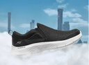 斯凱奇（Skechers）男鞋春夏新款高回彈一腳蹬輕便緩震散步健步鞋子 216492 全黑色/BBK 42 曬單實拍圖