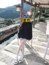 MIO【宋亞軒同款】米奧小白休閑鞋厚底板鞋運(yùn)動(dòng)情侶溶解女鞋男老爹鞋 黑白/藍(lán)色 （賀峻霖同款） 37 曬單實(shí)拍圖