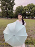 左都（ZUODU）遮陽傘加大黑膠防曬傘反向傘女晴雨兩用傘防紫外線傘upf50+太陽傘 【薄荷綠8骨】加大反向+晴雨兩用 曬單實(shí)拍圖