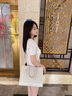 MARIE CLAIRE包包法國奢侈品牌2025新款手提包女士MC女包單肩包七夕禮物送老婆 米白 現(xiàn)貨當(dāng)天發(fā)送labubu掛飾 中包送labubu掛飾 曬單實拍圖