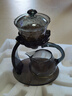 清韻逸品懶人玻璃功夫茶具套裝簡(jiǎn)約高檔茶杯自動(dòng)磁吸泡茶壺套裝辦公室會(huì)客 蓮綻 (灰色) 曬單實(shí)拍圖