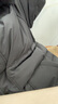 A21女裝氣質(zhì)減齡毛領(lǐng)小廓形寬松羽絨服日系保暖加絨外套潮 黑色 M 曬單實(shí)拍圖