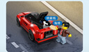 樂(lè)高（LEGO）城市系列車(chē)輛6歲+兒童拼搭玩具家居飾品生日禮物 60448 紅色跑車(chē) 曬單實(shí)拍圖