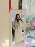 GARNUO高級感赫本風(fēng)黑色毛呢外套女中長(cháng)款2025新款秋冬季小個(gè)子呢子大衣 燕麥色【羽絨內膽】 S 【80-100斤】 曬單實(shí)拍圖