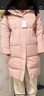 安踏速暖羽絨服丨女士四防中長款連帽羽絨服冬季保暖鴨絨外套休閑棉服 曬單實拍圖