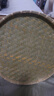 嘉籃鄉(xiāng)簸箕竹編制品竹篩子手工竹匾曬干貨農(nóng)家用畚箕圓簸箕裝飾晾曬筐 頭層竹青50cm 邊高約2.6厘米 曬單實拍圖