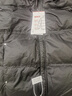 鴨鴨立領(lǐng)短款羽絨馬甲女士反季新款冬季時(shí)尚保暖馬夾外穿坎肩背心外套 黑色 M 曬單實(shí)拍圖