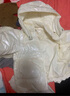 巴拉巴拉巴拉巴拉童裝女童羽絨服小童冬兒童寶寶亮面外套加厚上衣時(shí)尚洋氣 白色調 90 曬單實(shí)拍圖