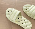 杜路亞亞旅行折疊拖鞋男女士便攜防滑旅游酒店出差可洗澡浴室涼拖沙灘必備 淺綠色 34-36碼 曬單實(shí)拍圖